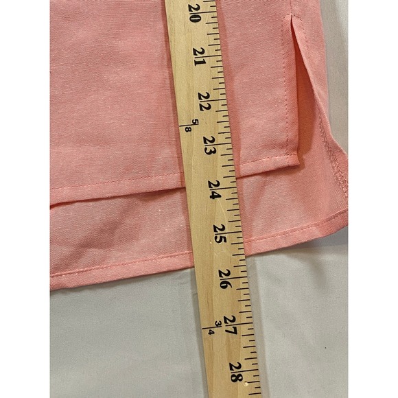 POMANDER place Pink Adair Boyfriend Shirt Long Sleeve Tuckernuck Size M - Picture 9 of 13